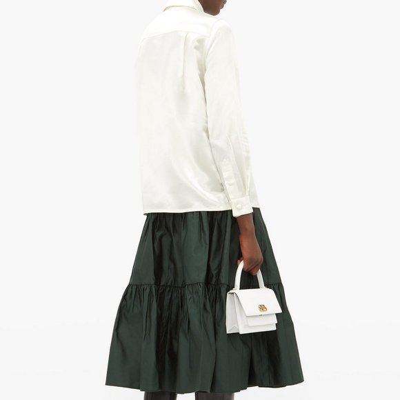 NWT Marc Jacobs Runway Satin Button Blouse - Picture 10 of 15